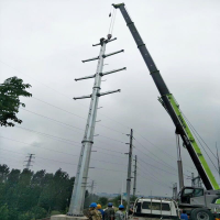 河北电力钢管杆 电力钢管塔 电力钢桩 电力钢管杆