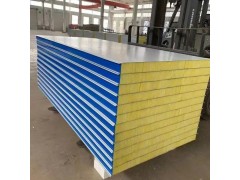 耐高温定制环保彩钢岩棉板 多规格可选 净化空气图2