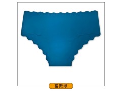 跨境外贸冰丝无痕女士内裤 丝滑舒适透气双面波浪边女式三角裤图4