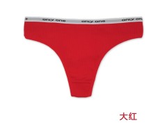 云梦妮外贸女式丁字裤 螺纹字母内裤亚马逊wish跨境货源厂家批发图4